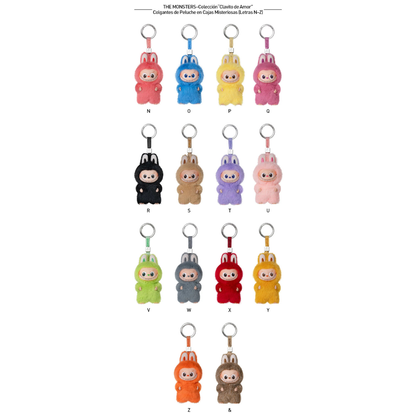 POP MART: The Monsters: Pin For Love Series Vinyl Plush Keychain Blind Box (Letters N-Z)