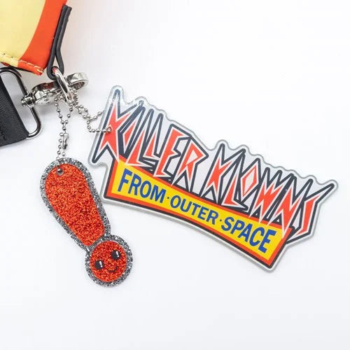 Whatever! Killer Klowns From Outer Space Padded Pin Trading Tent Crossbody Bag with Jumbo Charm