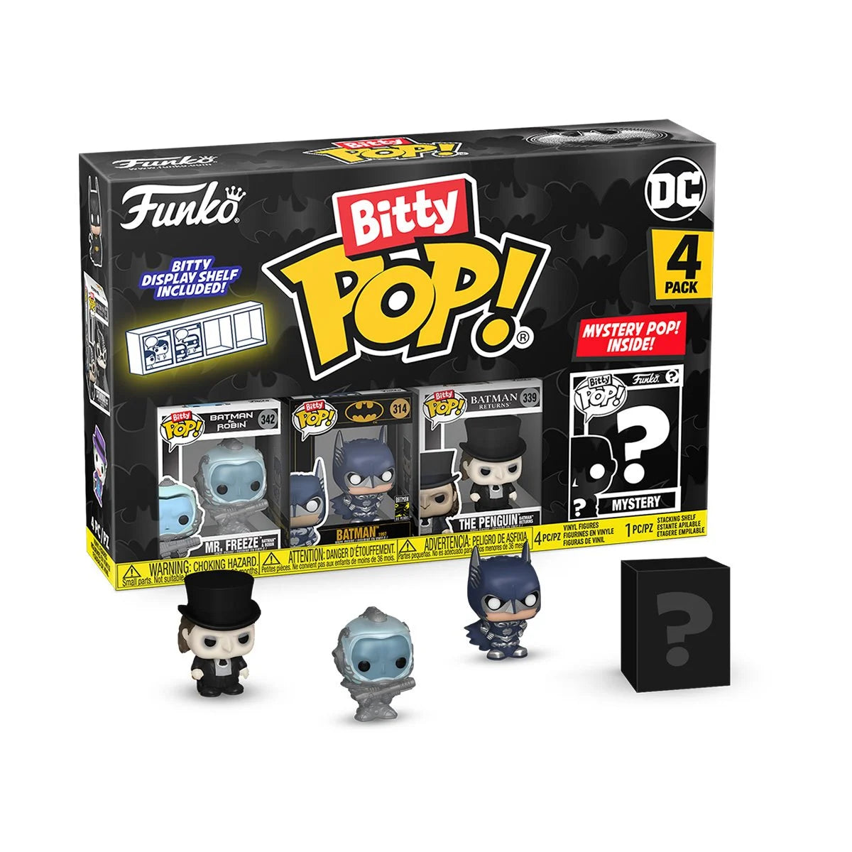 Funko Bitty Pop Batman 85th Anniversary: Mr. Freeze 4-Pack