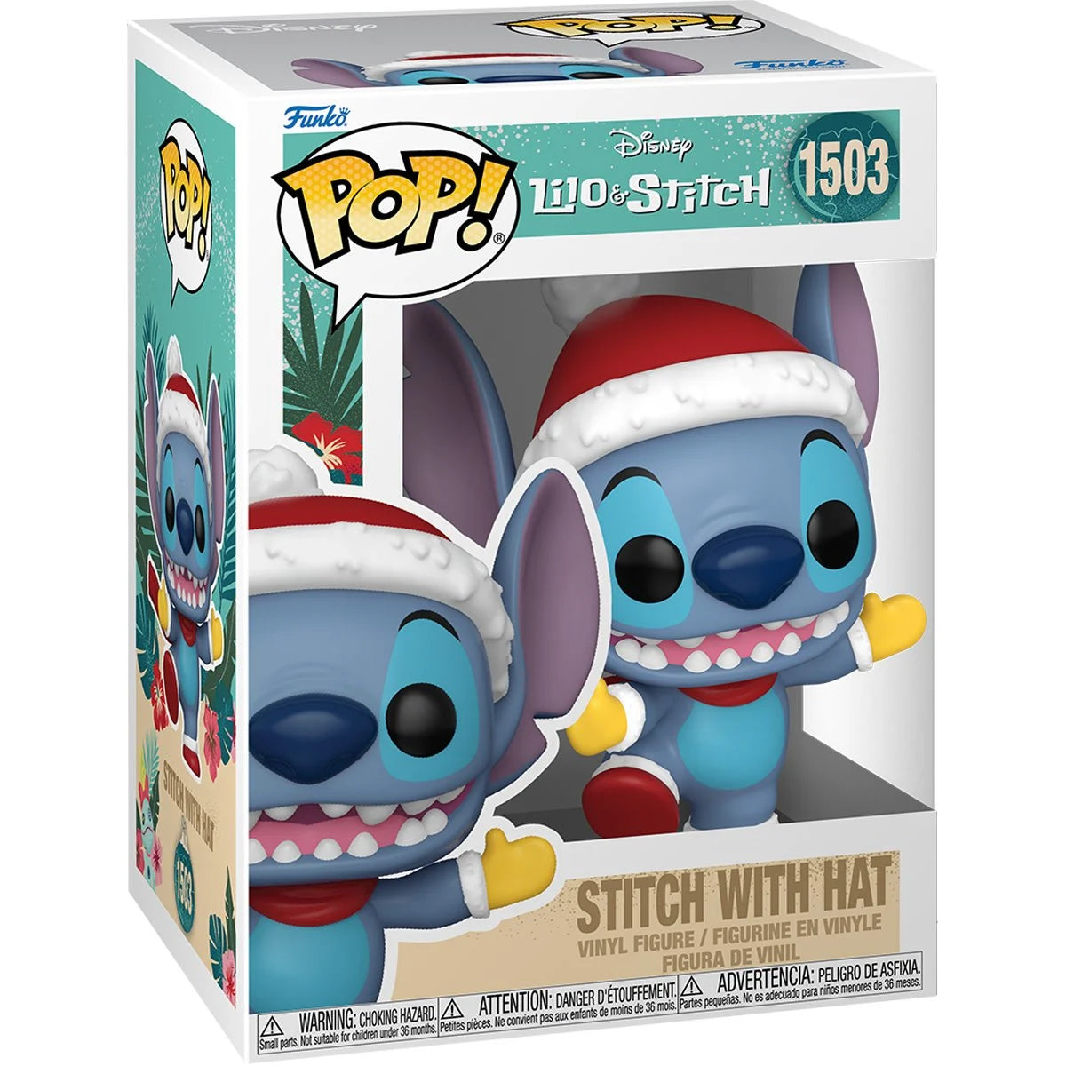 Funko Pop Lilo & Stitch Holiday: Stitch with Hat (1503)