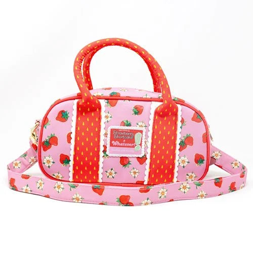 Whatever! Strawberry Shortcake Duffelette Crossbody Bag with Acrylic Charm