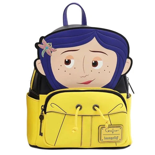 Loungefly Coraline Raincoat Cosplay Mini-Backpack