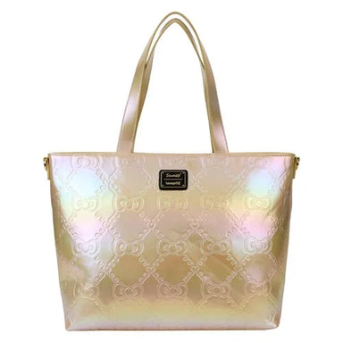 Loungefly Hello Kitty 50th Anniversary Gold Tote Bag