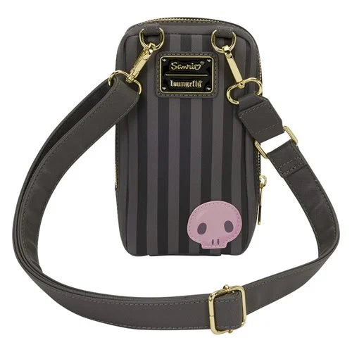 Loungefly Sanrio Kuromi 20th Anniversary Cell Phone Crossbody Bag with Coin Bag