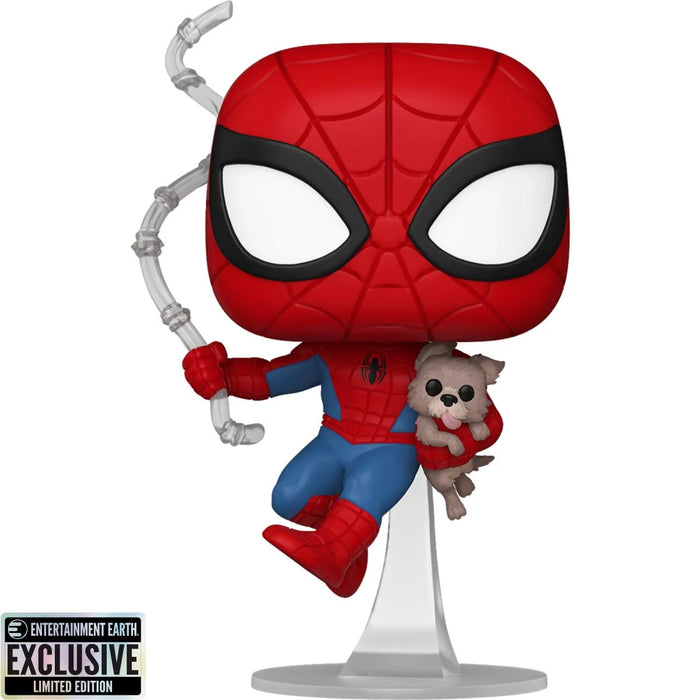 Funko Pop Marvel: Spider-Man with Sandwich the Dog - Entertainment Earth Exclusive (1449)