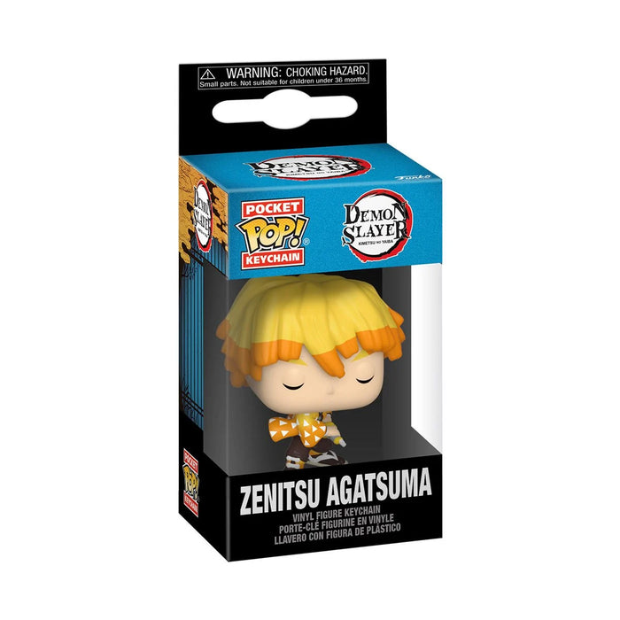 Funko Pop Pocket Keychain Demon Slayer: Zenitsu Agatsuma