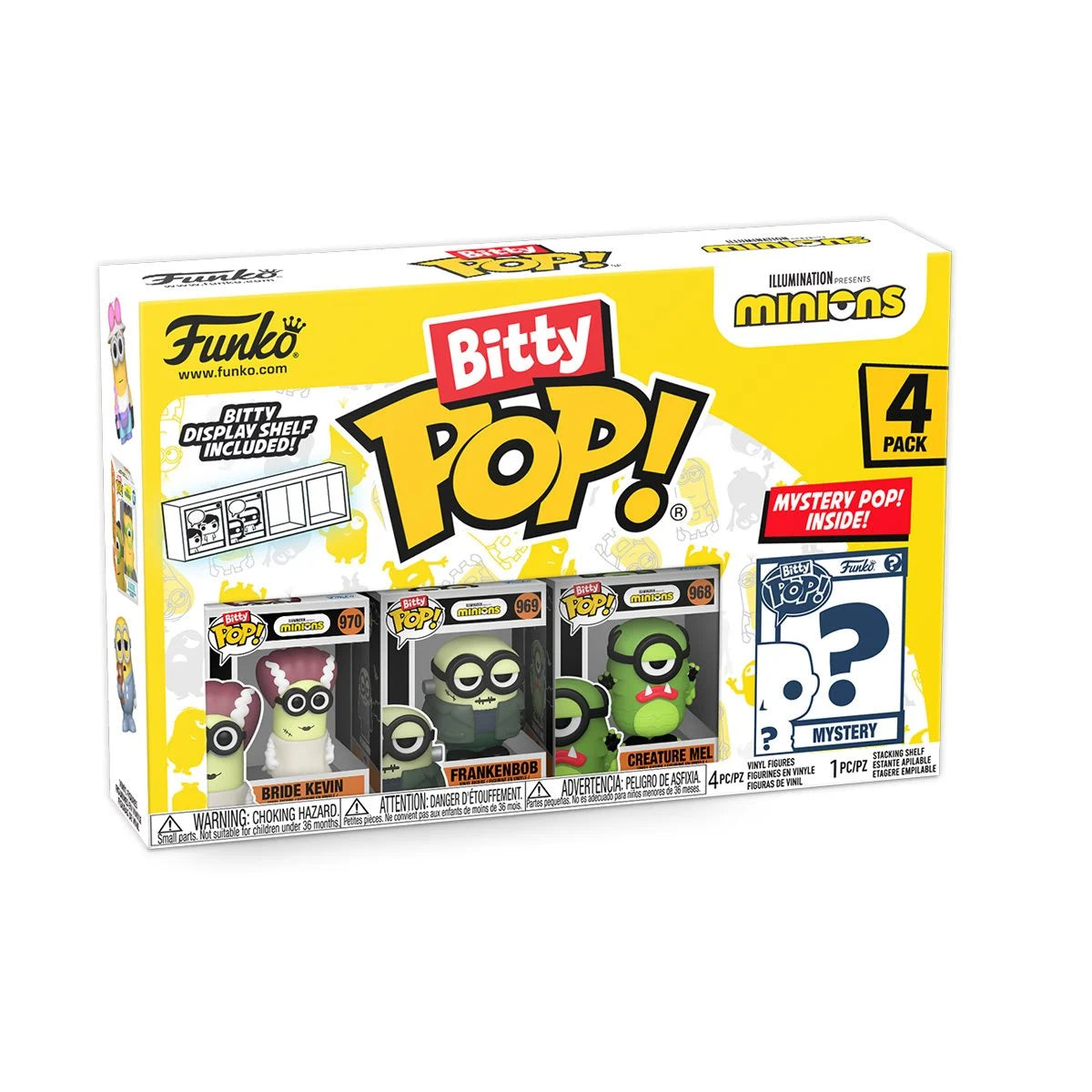 Funko Bitty Pop Minions: Frankenbob 4-Pack