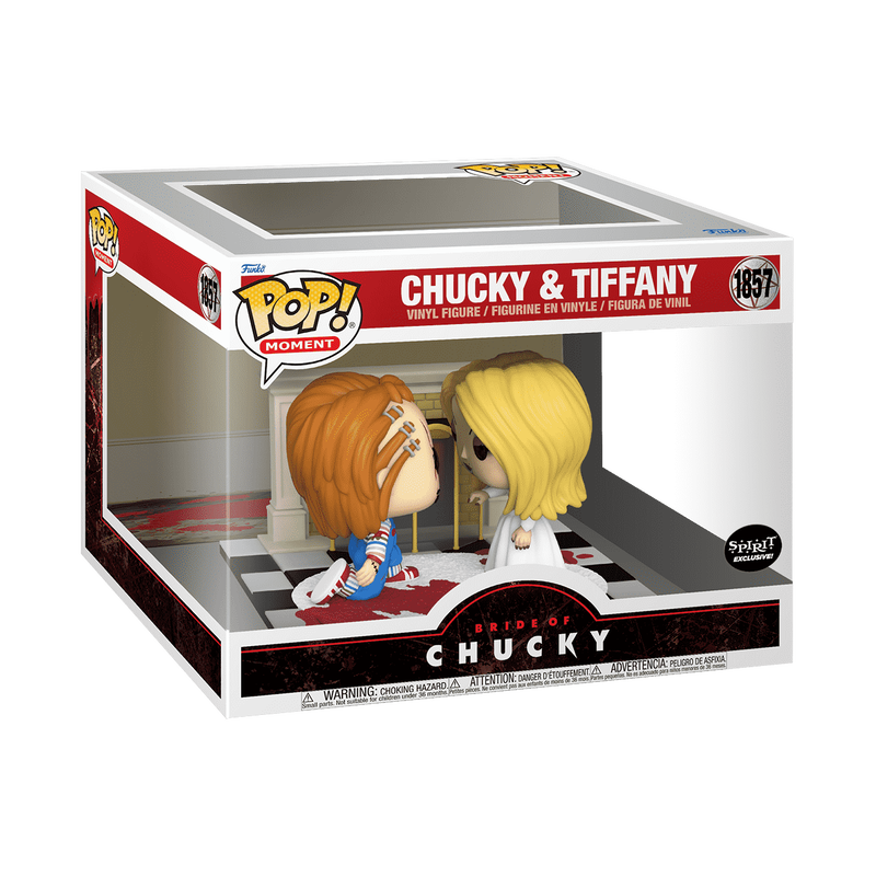 Funko Pop Moment Bride of Chucky: Chucky & Tiffany - Spirit Exclusive (1857)