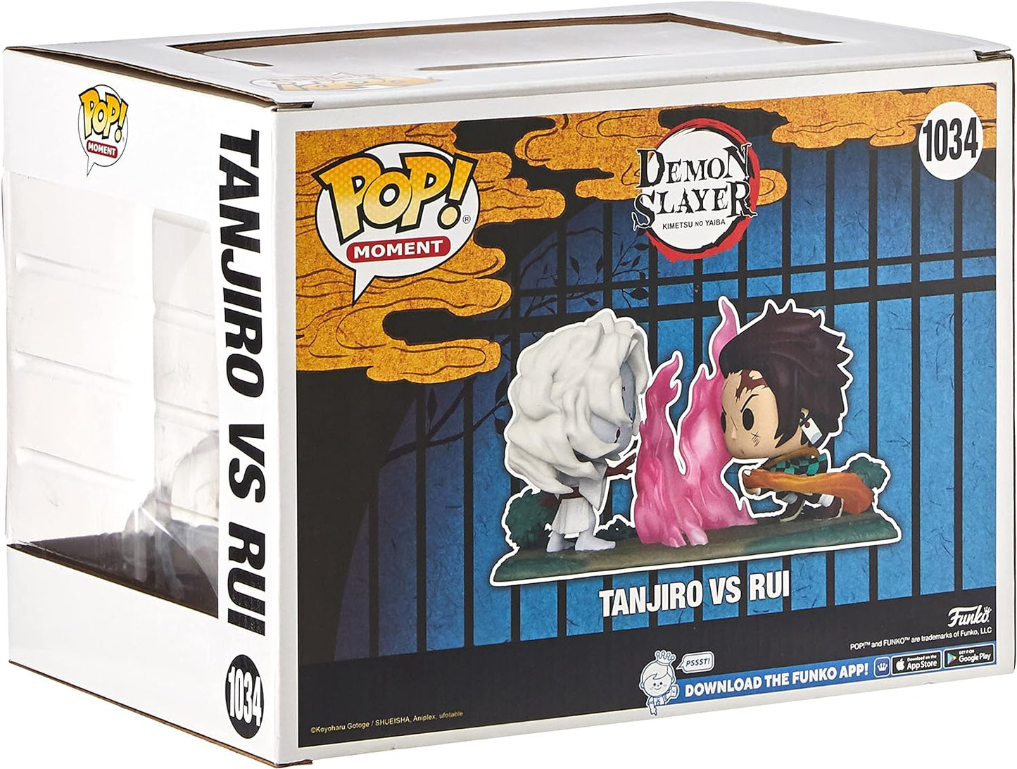 Funko Pop Moment Demon Slayer: Tanjiro Vs Riu (1034)