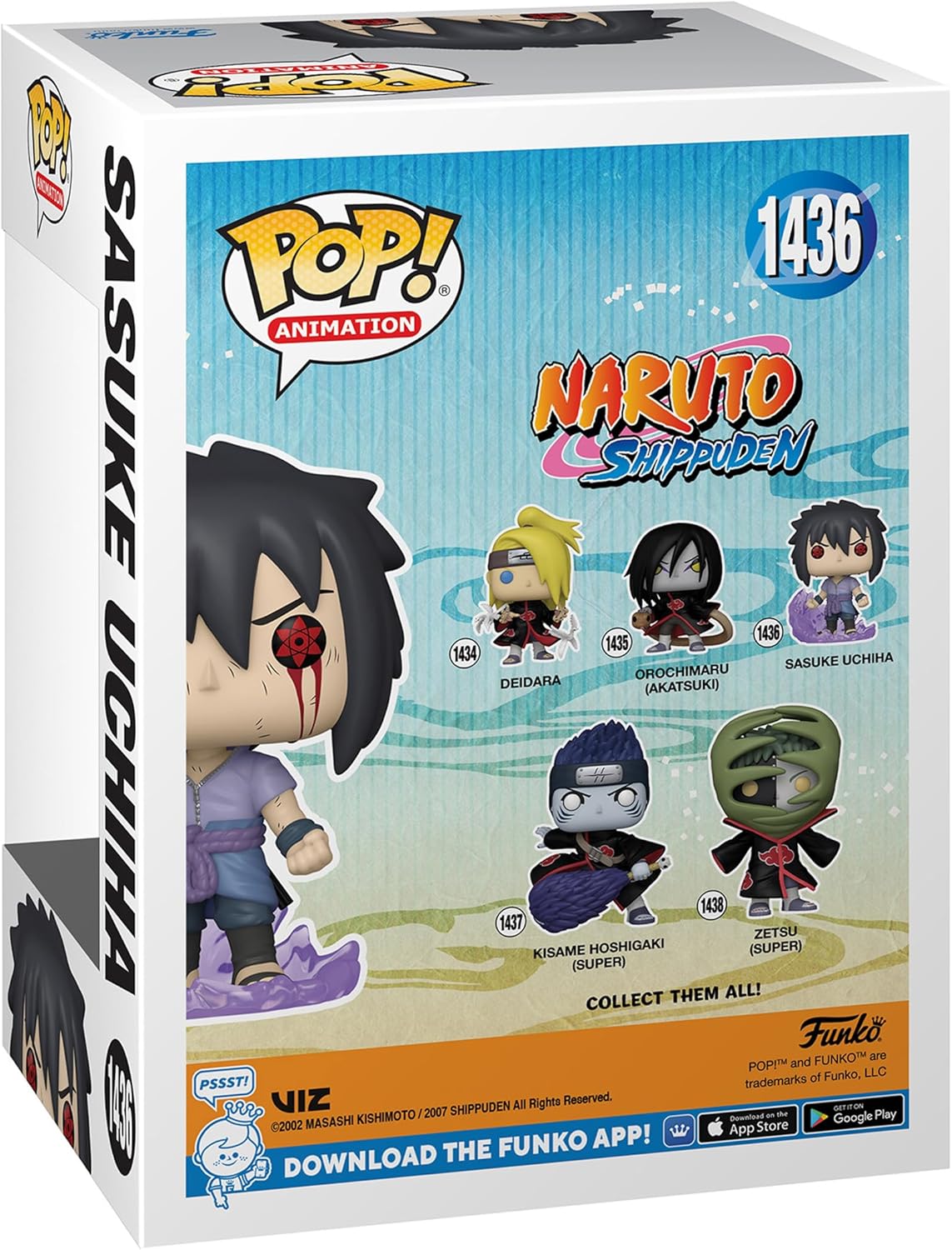 Funko Pop Naruto Shippuden: Sasuke Uchiha Amaterasu Glow-in-the-Dark - Special Edition (1436)