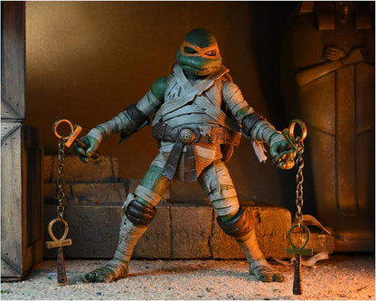 NECA TMNT Universal Monsters: Ultimate Michelangelo as The Mummy