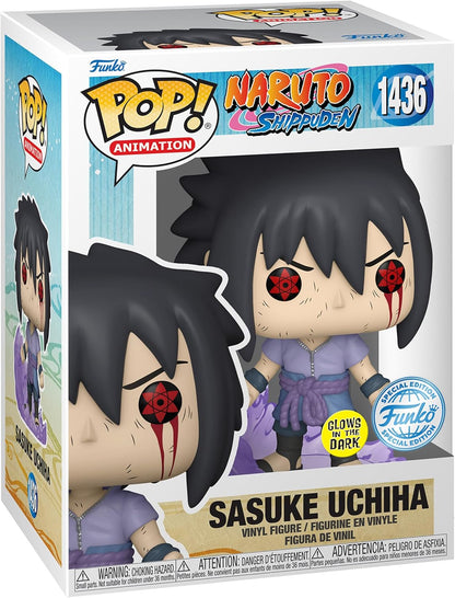 Funko Pop Naruto Shippuden: Sasuke Uchiha Amaterasu Glow-in-the-Dark - Special Edition (1436)