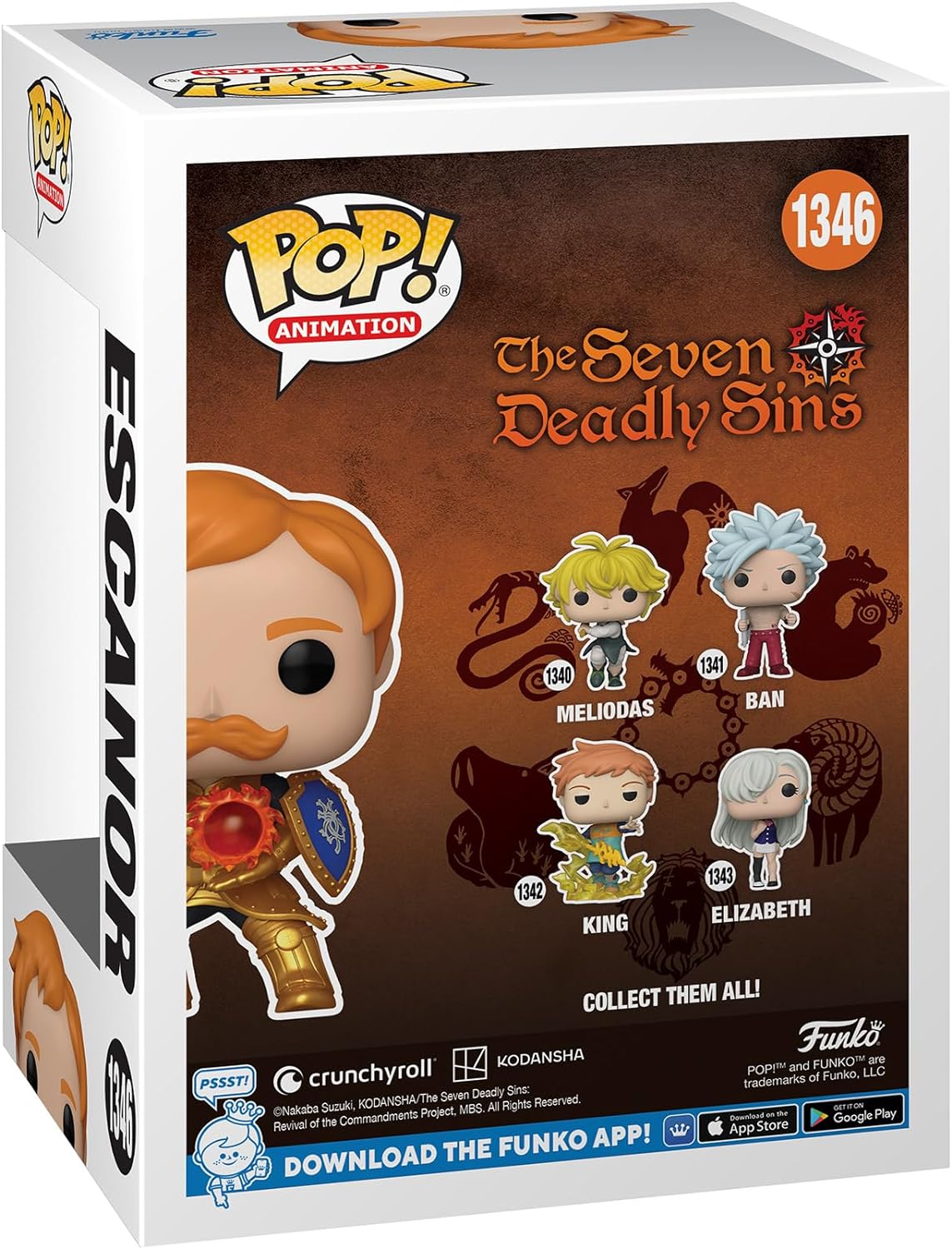 Funko Pop Seven Deadly Sins: Escanor - Chalice Exclusive (1346)