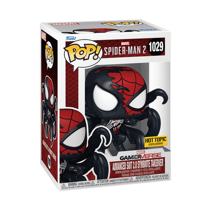 PREVENTA Funko Pop Spider-Man 2: Advanced Suit 2.0 Symbiote Takeover - Hot Topic Exclusive (1029)