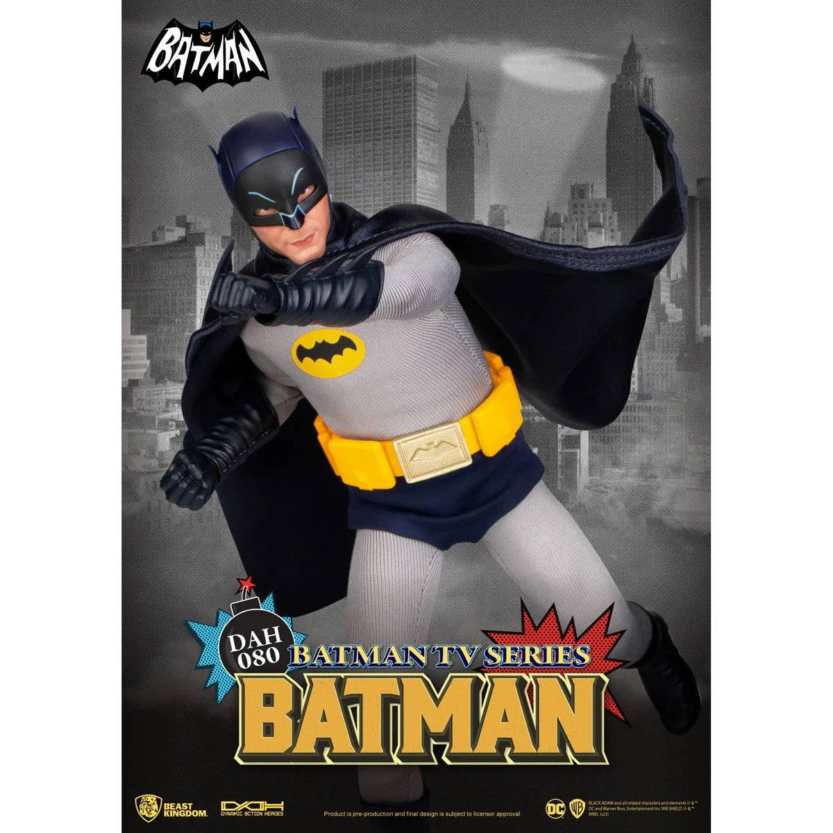 Beast Kingdom Batman TV Series: Batman DAH-080 Dynamic 8-ction Action Figure