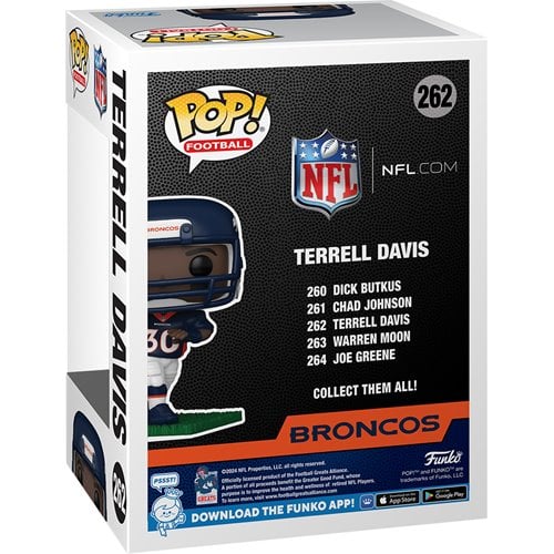 Funko Pop NFL Legends Broncos: Terrell Davis (262)