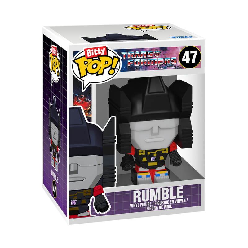 Bitty Funko Pop Bitty Bot Transformers: Soundwave With Rumble