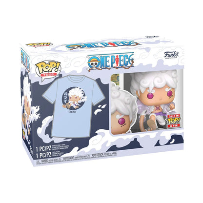 Funko Pop Tees One Piece: Luffy Gear Five (1607) + T-Shirt