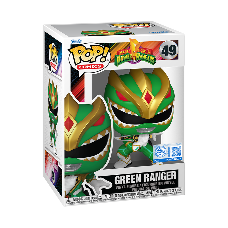 Funko Pop Mighty Morphin Power Rangers: Green Ranger with Dragon Dagger - Exclusive (49)