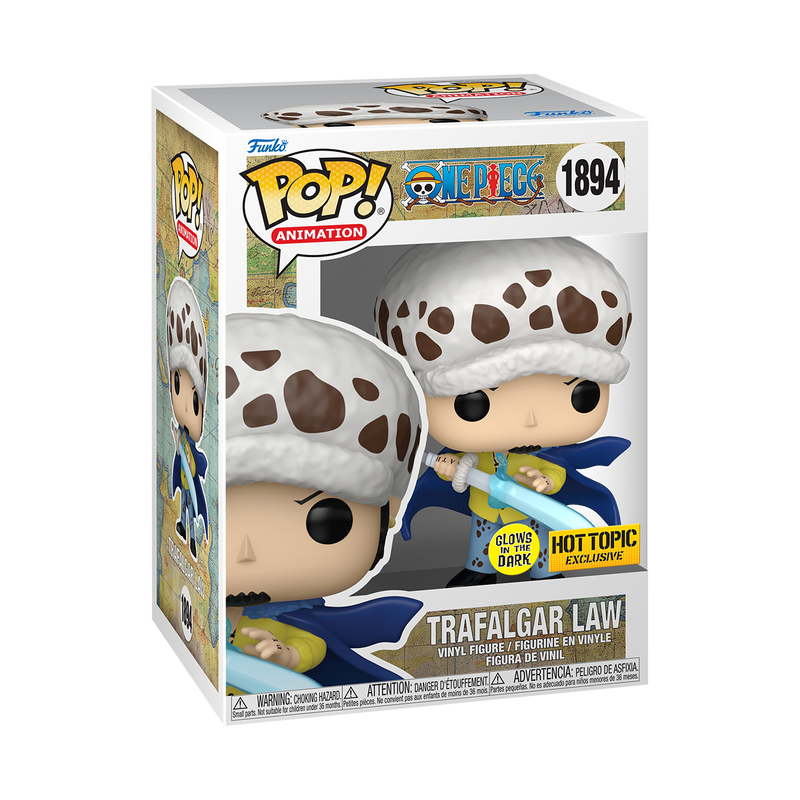 Funko Pop One Piece: Trafalgar Law Glows-in-the-Dark - Hot Topic Exclusive (1894)