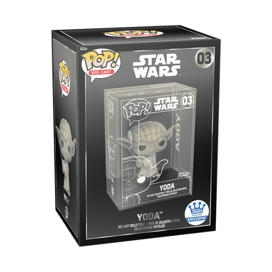 Funko Pop Die-Cast Star Wars: Yoda With Lightsaber - Funkoshop Exclusive (03)