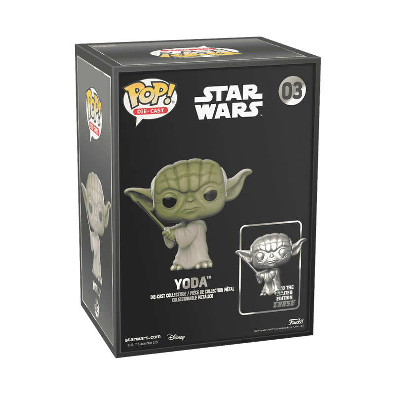 Funko Pop Die-Cast Star Wars: Yoda With Lightsaber - Funkoshop Exclusive (03)
