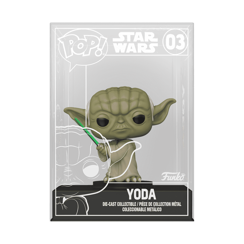 Funko Pop Die-Cast Star Wars: Yoda With Lightsaber - Funkoshop Exclusive (03)