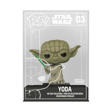 Funko Pop Die-Cast Star Wars: Yoda With Lightsaber - Funkoshop Exclusive (03)