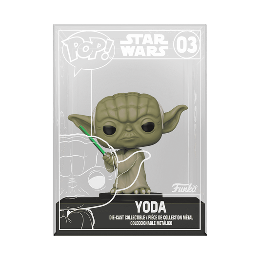 Funko Pop Die-Cast Star Wars: Yoda With Lightsaber - Funkoshop Exclusive (03)
