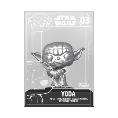 Funko Pop Die-Cast Star Wars: Yoda With Lightsaber - Funkoshop Exclusive (03)