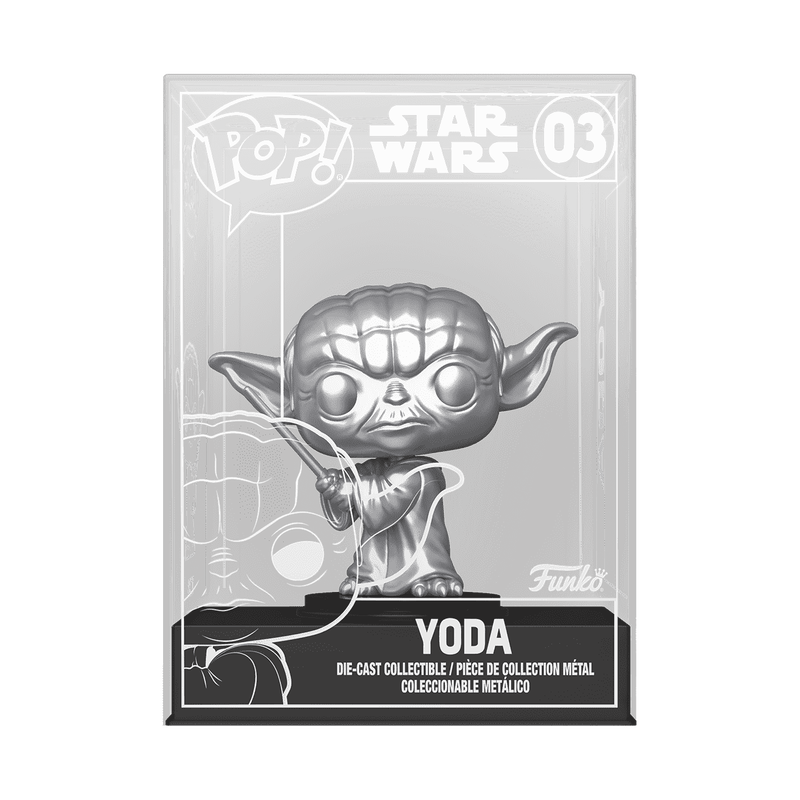 Funko Pop Die-Cast Star Wars: Yoda With Lightsaber - Funkoshop Exclusive (03)