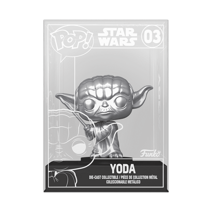 Funko Pop Die-Cast Star Wars: Yoda With Lightsaber - Funkoshop Exclusive (03)