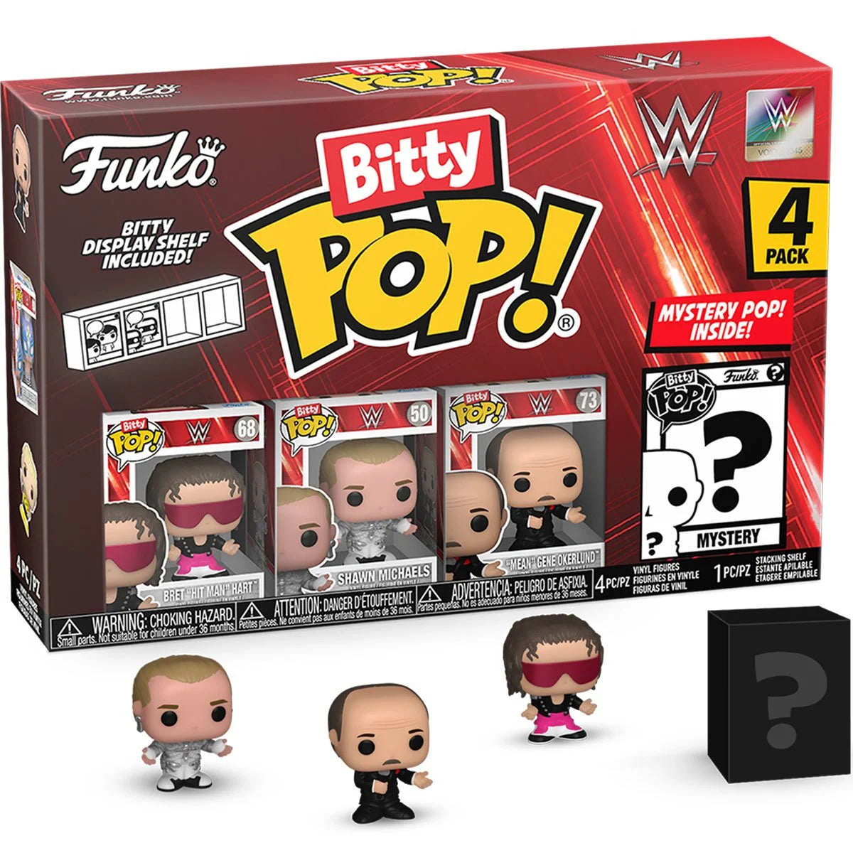 Funko Bitty Pop WWE Bret Hart 4-Pack