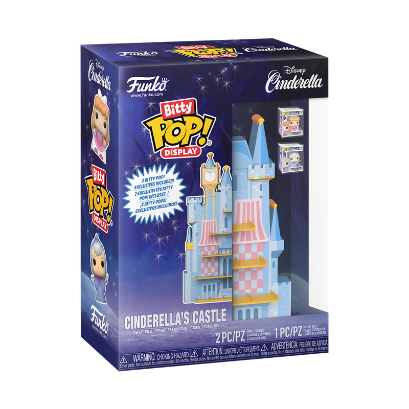 Funko Bitty Pop Display: Disney - Castillo de Cenicienta