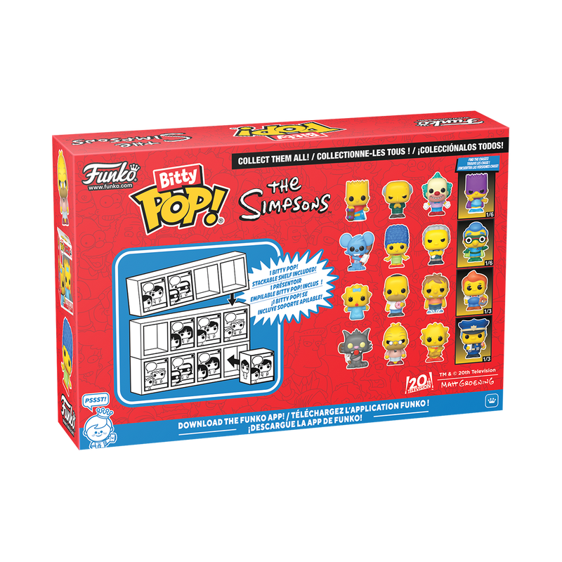 Funko Bitty Pop: Los Simpson - Bart 4 Pack