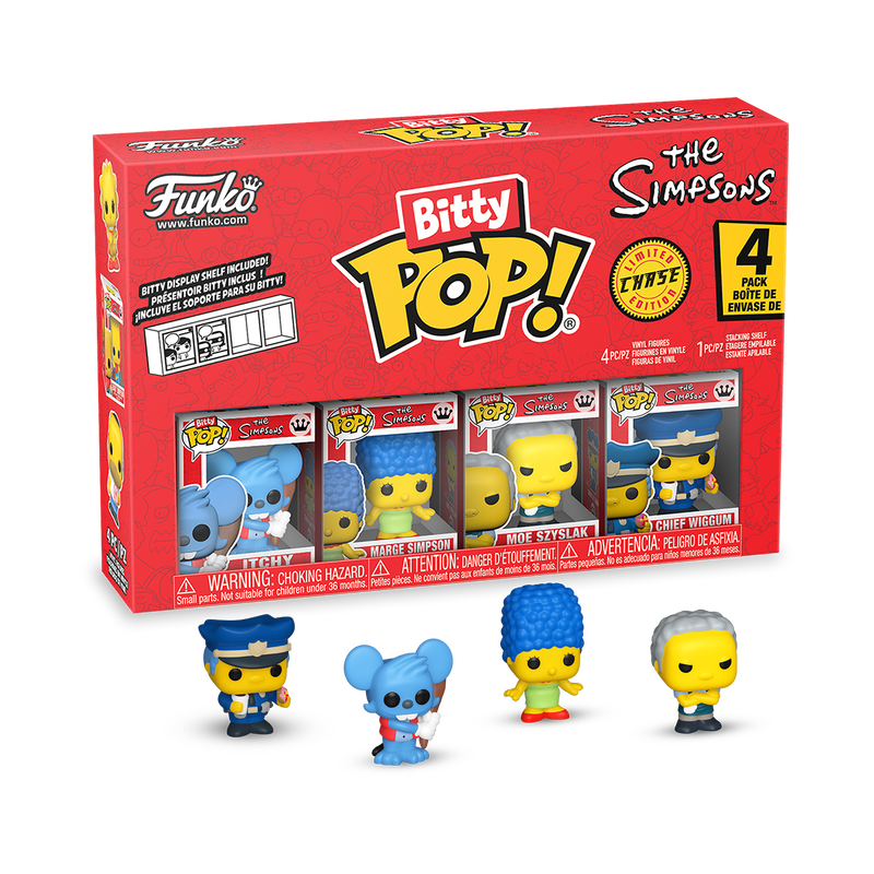 Funko Bitty Pop: Los Simpson - Daly 4 Pack