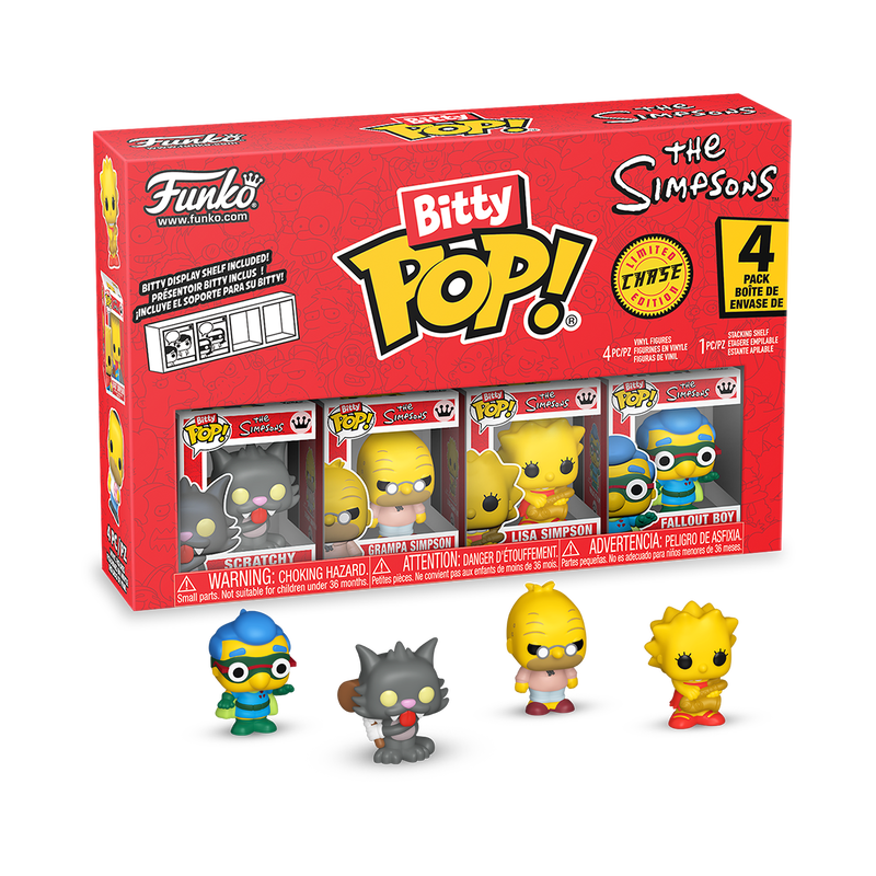 Funko Bitty Pop: Los Simpson - Tommy 4 Pack