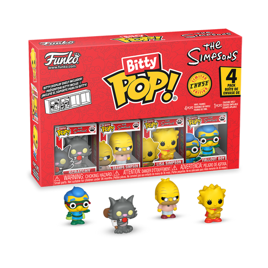 Funko Bitty Pop: Los Simpson - Tommy 4 Pack