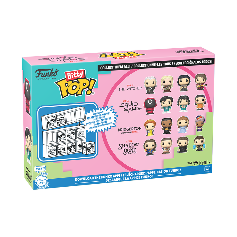 Funko Bitty Pop: Netflix El Juego Del Calamar - Red Guard 4 Pack