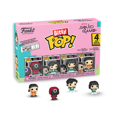 Funko Bitty Pop: Netflix El Juego Del Calamar - Red Guard 4 Pack