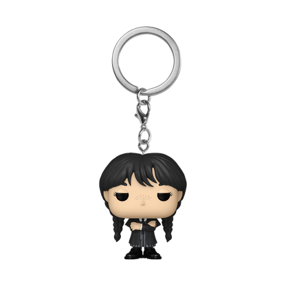 Funko Pop Keychain Wednesday: Wednesday Addams Black Coat