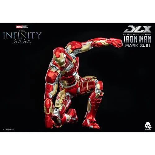 ThreeZero Avengers: Infinity Saga Iron Man Mark 43 DLX 1:12 Scale Action Figure