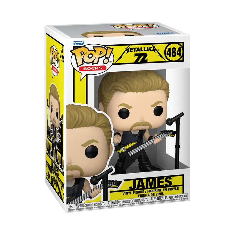 Funko Pop Metallica 72 Seasons: James (484)