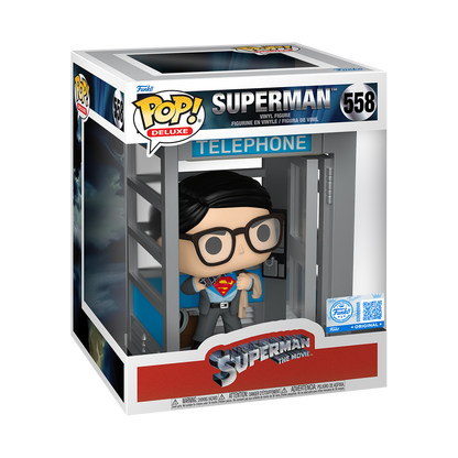 Funko Pop Deluxe Superman: Superman in Phone Booth - Exclusive (558)
