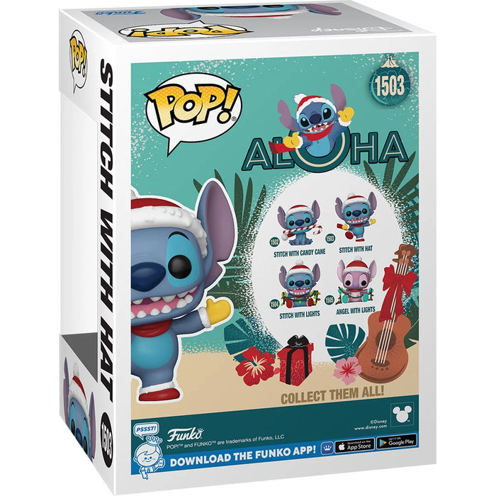 Funko Pop Lilo & Stitch Holiday: Stitch with Hat (1503)