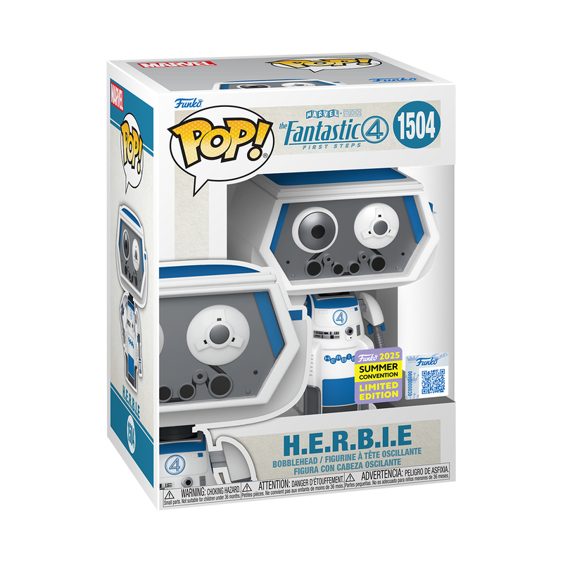 Funko Pop Fantastic Four: H.E.R.B.I.E.- SDCC 2025 Exclusive (1504)