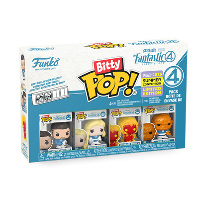 Funko Pop Bitty The Fantastic Four: First Steps 4-Pack - SDCC 2025 Exclusive