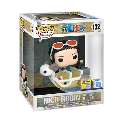 Funko Pop Rides Deluxe One Piece: Nico Robin with Mini Merry II - SDCC 2025 Exclusive (132)