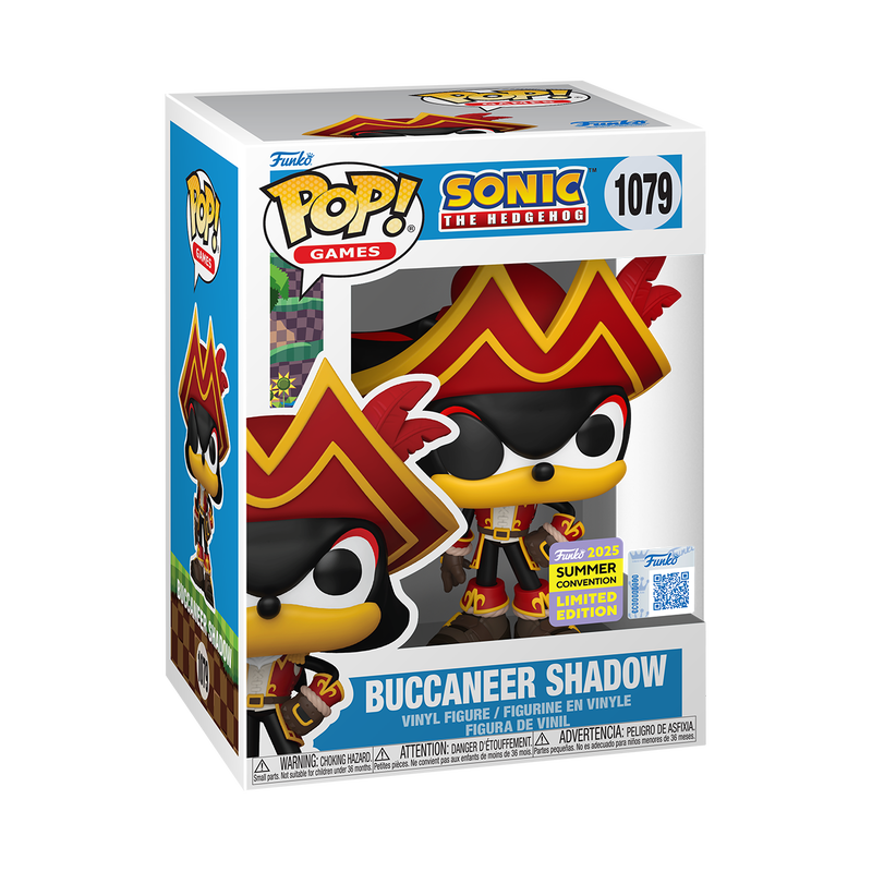 Funko Pop Sonic The Hedgehog: Buccaneer Shadow - SDCC 2025 Exclusive (1079)