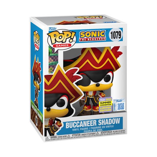 Funko Pop Sonic The Hedgehog: Buccaneer Shadow - SDCC 2025 Exclusive (1079)